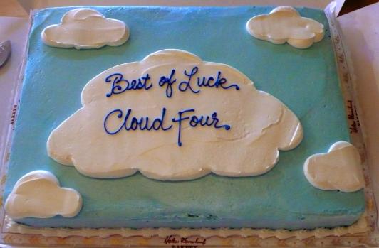 Cloud Four Good Luck Cake