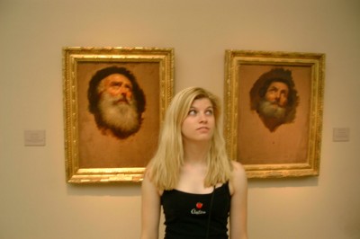 Lyza at the Prado