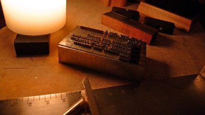 Candle, Composing Stick, Type, Furniture