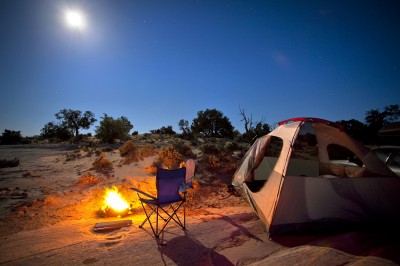 Wonderful, rock-top camping