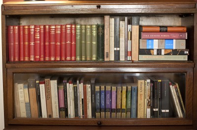 Detail of my new barrister bookcase.